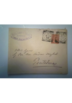 Busta Viaggiata per Pontedera "Studio Legale e Tecnico MARRUCCHI FIRENZE" 1902