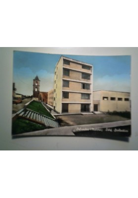 Cartolina Viaggiata "Salandra ( Matera ) - Edif. Scolastico" 1958