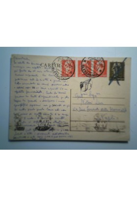 Cartolina Postale Luogotenenza viaggiata da Acqui a Napoli 1946