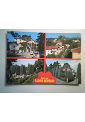 Cartolina Viaggiata "Saluti da GAGGIO MONTANO" Vedutine  1972