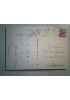 Cartolina Viaggiata "Saluti dal Lido di Ostia" Vedutine 1962
