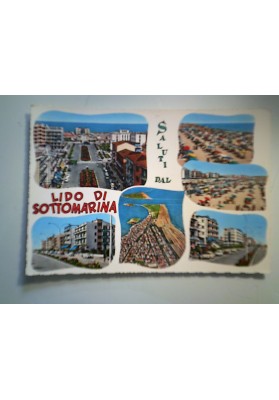 Cartolina Viaggiata "SALUTI DAL LIDO DI SOTTOMARINA" Vedutine  1966