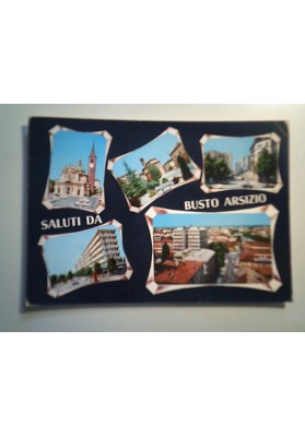Cartolina Viaggiata "SALUTI DA BUSTO ARSIZIO" Vedutine  1967