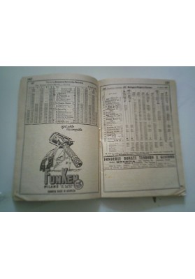 POZZO ORARIO FERROVIE ITALIANE DELLO STATO E SECONDARIE NORD -CENTRO 1949