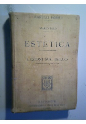 MANUALI HOEPLI ESTETICA LEZIONI SUL BELLO