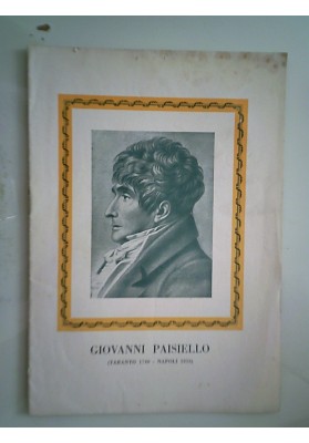GIOVANNI PAISIELLO ( TARANTO 1740 - NAPOLI 1816 )