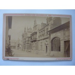 Fotografia all'Albumina "EXPOSITION  UNIVERSELLE 1878 - LA RUE DES NATIONS"
