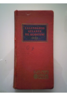 CALENDARIO ATLANTE DE AGOSTINI 1956'