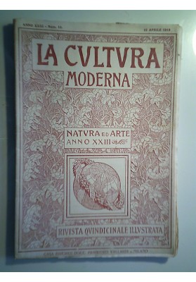 LA CULTURA MODERNA Anno XXIII Numero 10 Aprile 1914