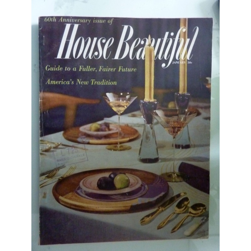 HOUSE BEAUTIFUL  January 1957  Vol.  99 No. 1