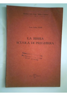 LA BIBBIA SCUOLA DI PREGHIERA