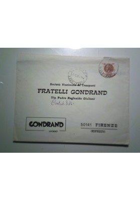 Busta Viaggiata "FRATELLI GONDRAD LIVORNO" 1969