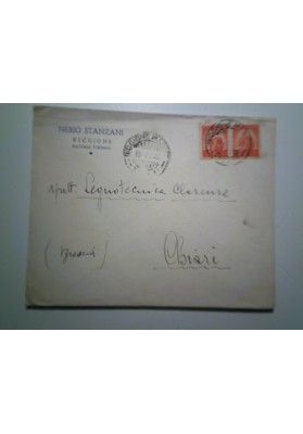 Busta Viaggiata "NERI STANZIANI RICCIONE"