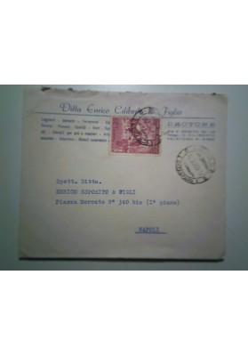 Busta Viaggiata "Ditta Enrico Ciliberto & Figlio CROTONE" 1960