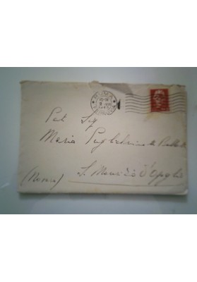 Busta Viaggiata da Roma a S. Maurzio d'Oglio ( Novara ) Luogotenenza 1945