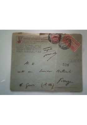 Busta Viaggiata "ISTITUTO EDITORIALE SCIENTIFICO MILANO" 1925