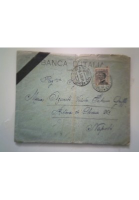 Busta Viaggiata "BANCA D'ITALIA" 1925