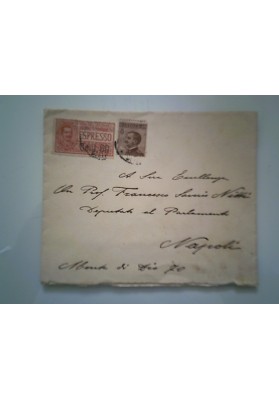 Busta Viaggiata "SENATO DEL REGNO - FRANCESCO SAVERIO NITTI" 1922