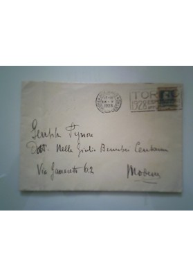 Busta Viaggiata "R. UNIVERSITA' DI PADOVA Presidenza della Facoltà di Medicina" 1928