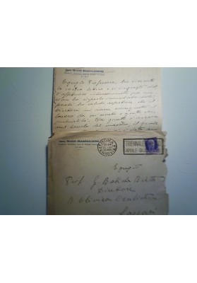 Busta Viaggiata "Dott. MARIO SCARDACCIONE Ass. Ordinario R. Clinica Oculistica" 1940