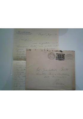 Busta Viaggiata "Prof. FLAVIANO MAIGRASSI Dir. ISTIT. PATOLOGIA MEDICA NAPOLI" 1953