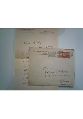 Busta Viaggiata "UNIVERSITA' DI BOLOGNA CLINICA CHIRURGICA" 1951