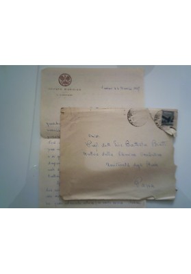 copy of Busta Viaggiata "ISTITUTO GIURIDICO PAVIA" 1947