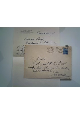 Busta Viaggiata "Prof. Dott. CESARE GERIN Direttore Ist. Medicina Legale Roma" 1948