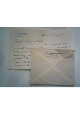 Busta Viaggiata "ISTITUTO DI PATOLOGIA SPECIALE MEDICA UNIV. DI MODENA" 1953