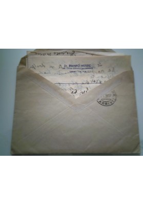 Busta Viaggiata Espresso "HOPITAL CANTONAL GENEVE CLINIQUE OPHTALMOLOGIQUE" 1951