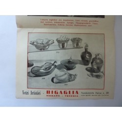 VETRI ARTISTICI BIGAGLIA Murano ( Venezia )