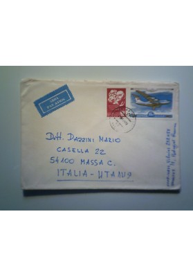 Busta  RUSSIA ( CCCP )  per l'Italia 1968