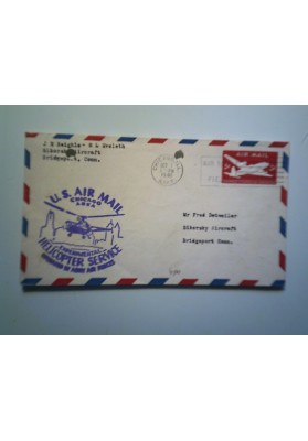 Busta U.S.A. Posta Aerea per l'Italia "EXPERIMENTAL ELICOPTER SERVICE" 1946