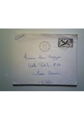 Busta REUNION ( Francia ) Posta Aerea per l'Italia 1965