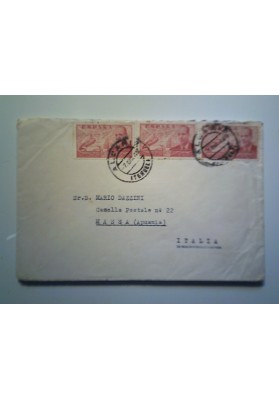Busta SPAGNA Posta Aerea per l'Italia 1949