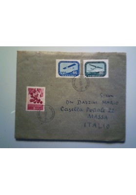 Busta BULGARIA Posta Aerea per l'Italia 1959 "Esperanto"