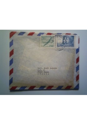 Busta CILE Posta Aerea per l'Italia 1972
