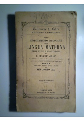 DELL' INSEGNAMENTO REGOLARE DELLA LINGUA MATERNA NELLE SCUOLE E NELLE FAMIGLIE Seconda Edizione