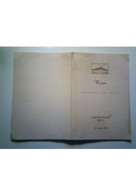 Nozze CENTONZE - DI LELLA ALBERGO VESUVIO NAPOLI 26 Ottobre 1966