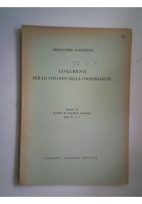 LINEAMENTI PER LO SVILUPPO DELLA COOPERAZIONE