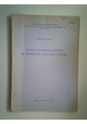 COSTI DI ESPORTAZIONE DI PRODOTTI ORTOFRUTTICOLI