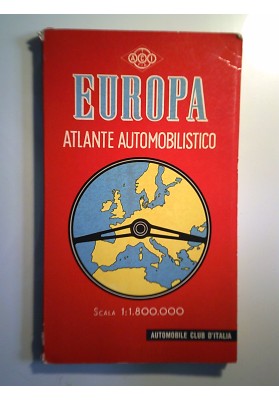 EUROPA ATLANTE AUTOMOBILISTICO Scala 1:1.800.000