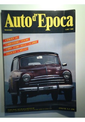 AUTO D'EPOCA Anno VII n. 5 - MAGGIO 1990