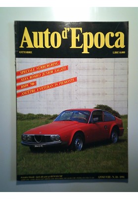 AUTO D'EPOCA Anno VIII N. 10 Ottobre 1991