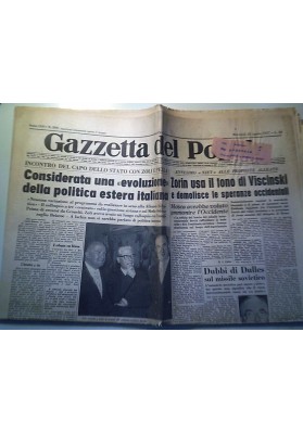 LA NUOVA GAZZETTA DEL POPOLO Anno 110 - N. 204 Mercoledì 28 Agosto 1957