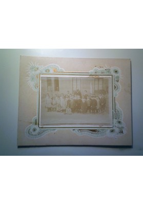 Fotografia "Ritratto di Scolaresca" Cellio, Piemonte fine 1800