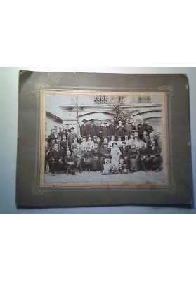 Grande Fotografia "RITRATTO NUZIALE " Piemonte Inizi 1900