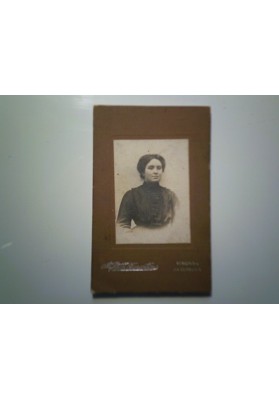 "Ritratto di Donna" Fotografo Fiorentino Negretti, Borgosesia 1900