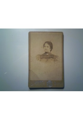 CDV Albumina  "RITRATTO DI DONNA"  Gran Fotografia  Napoleon, Barcellona 1880