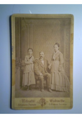 Albumina "RITRATTO FAMIGLIA G. BAGIS SALUZZO" 1880